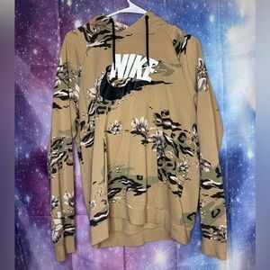 Nike Sportswear "The Force Is Female" floral camo pullover hoodie